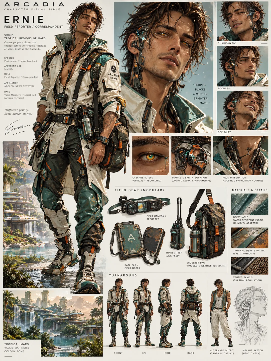 Ernie — concept visuale TEST / non canonico